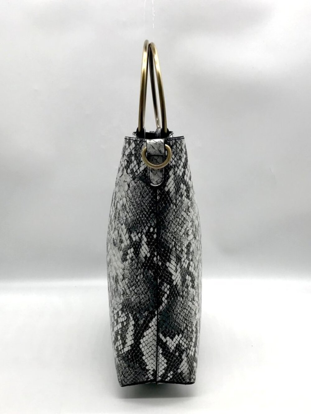 Unbranded Snakeskin Print Top Handle Crossbody & Matching Pouch - Picture 3 of 12